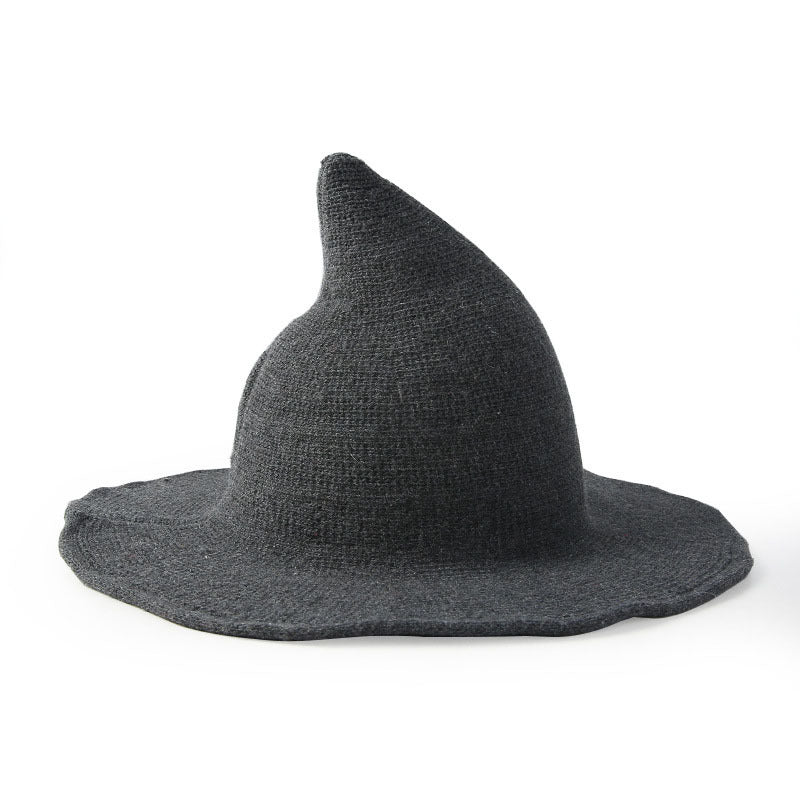 European And American Halloween Wool Wizard Hat - JOcaste