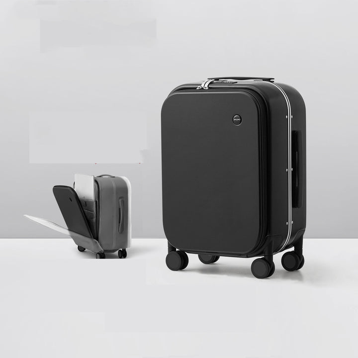 Men’s Lightweight Aluminum Frame Trolley Case – Durable with Quick Access