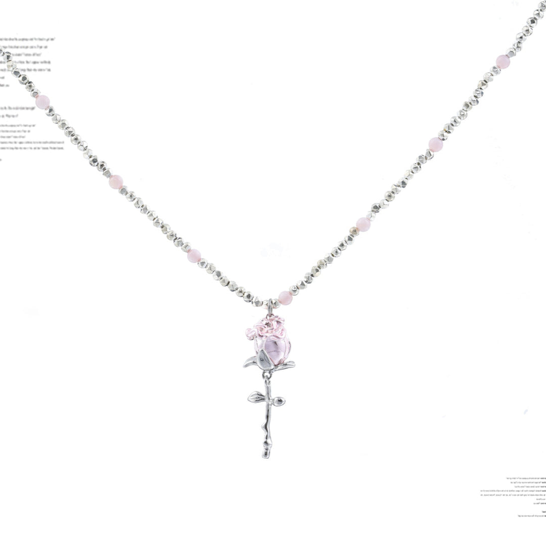 Spring & Summer Beaded Color Necklace – Women’s Collarbone Chain | Gold/Silver Plated -SH-FJ-013