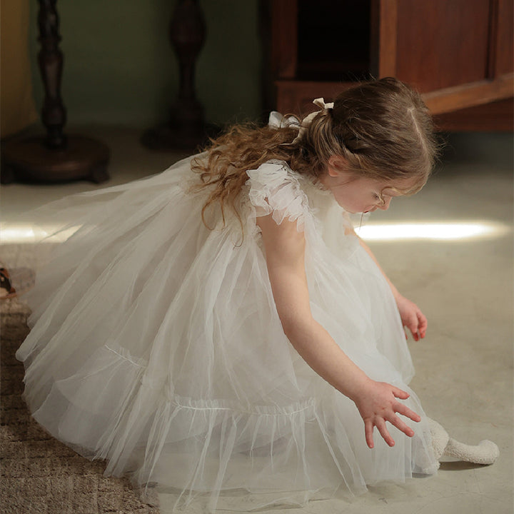 Girl's Handmade Pooper Yarn Princess Dress