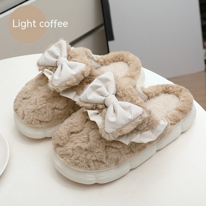Cartoon Plush Winter Slippers - Warm & Cozy Unisex Indoor Shoes