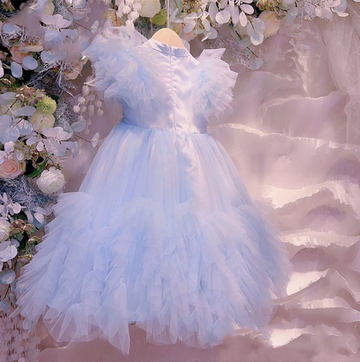 Girl Princess Foreign Style Dress Piano