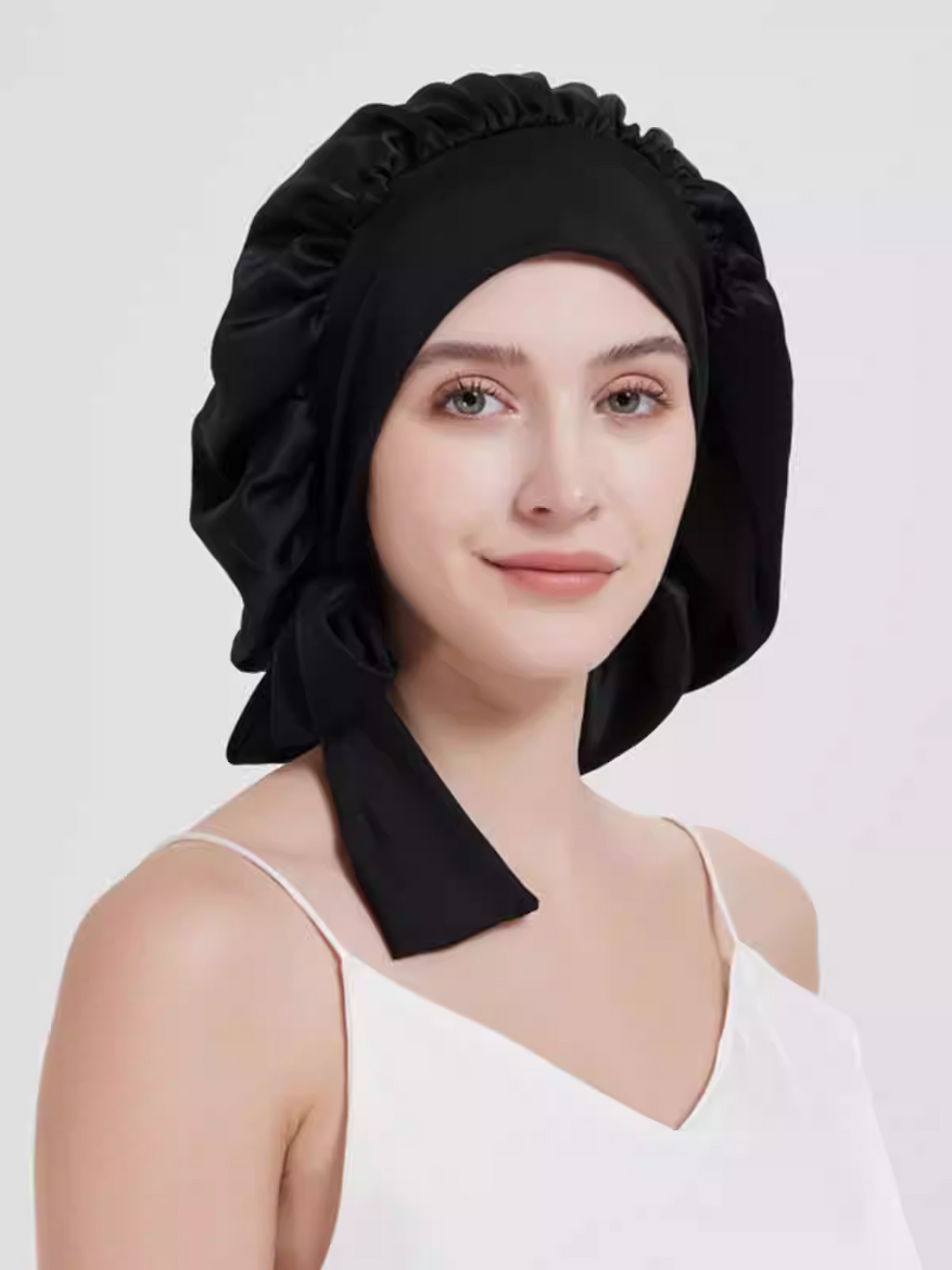 Double-Layer Satin Sleep Bonnet for Hair Protection – Comfortable and Soft Nighttime Hair Care