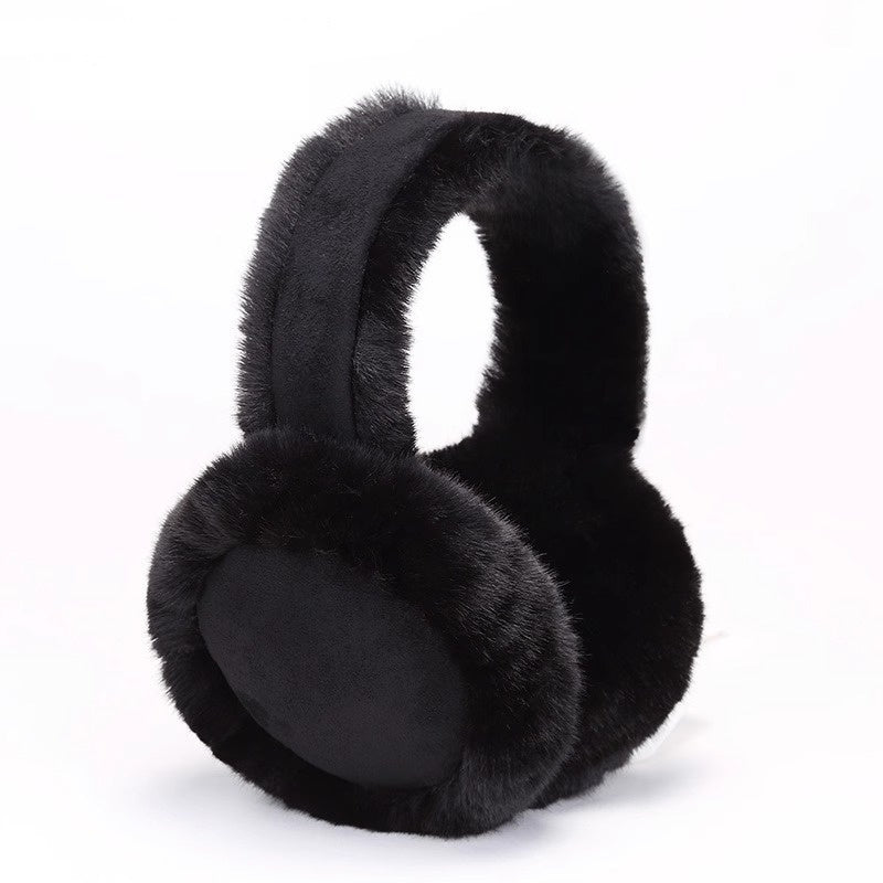 Fashion Commuter Winter Set – Plush Ear Muffs, Scarf & Gloves for Warmth & Style