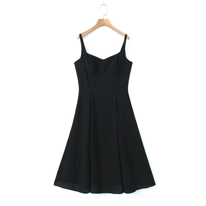 Stylish French Strapless Suspender Dress