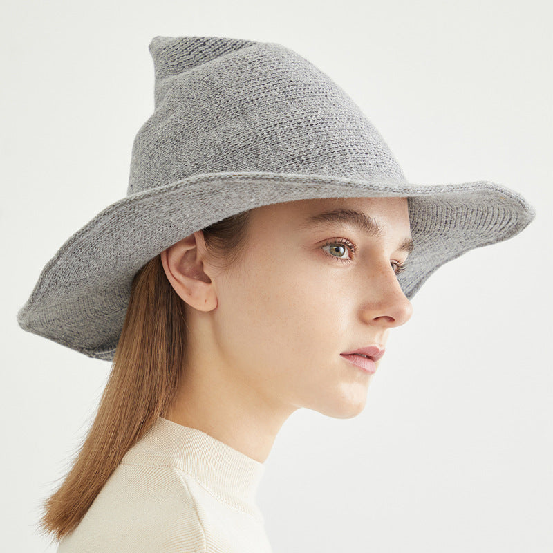 European And American Halloween Wool Wizard Hat - JOcaste