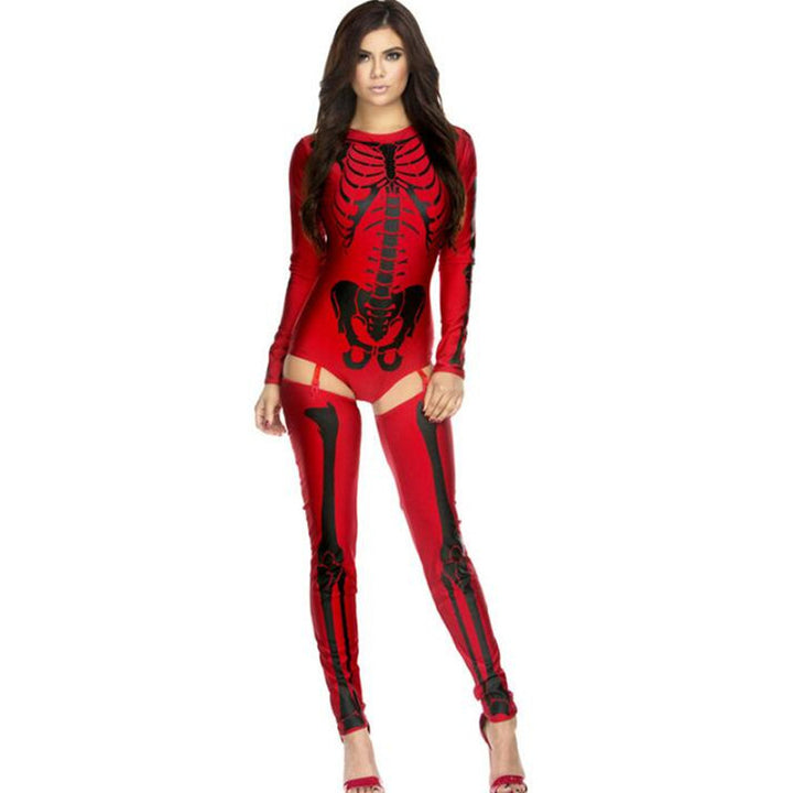 Halloween Cosplay Costume Skull Zombie Uniform - JOcaste
