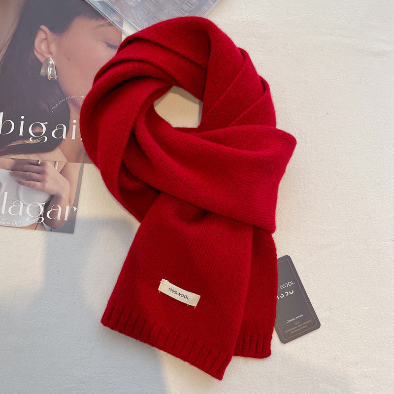 Tie-Dye Wool Scarf – Warm & Stylish for Winter