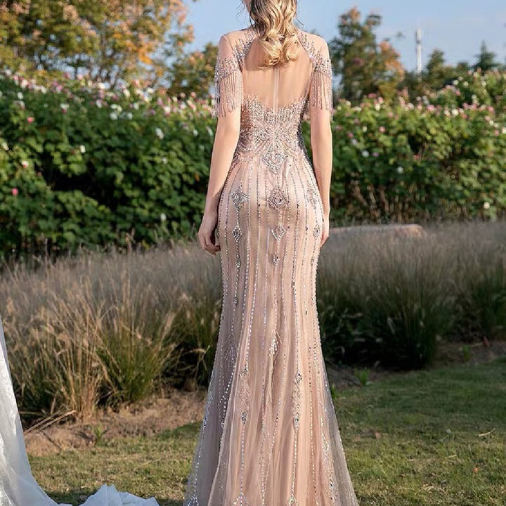 New Banquet Style Fishtail Evening Dress