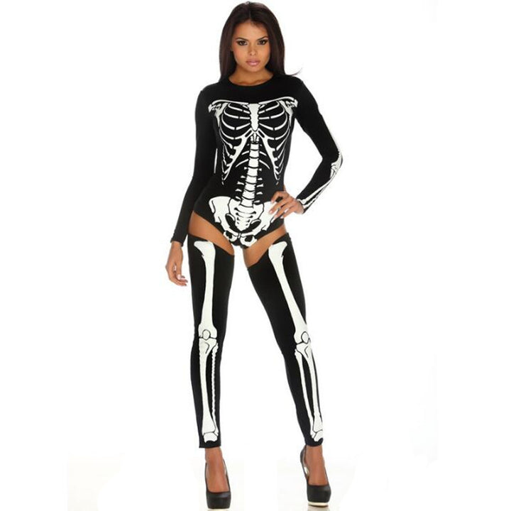 Halloween Cosplay Costume Skull Zombie Uniform - JOcaste