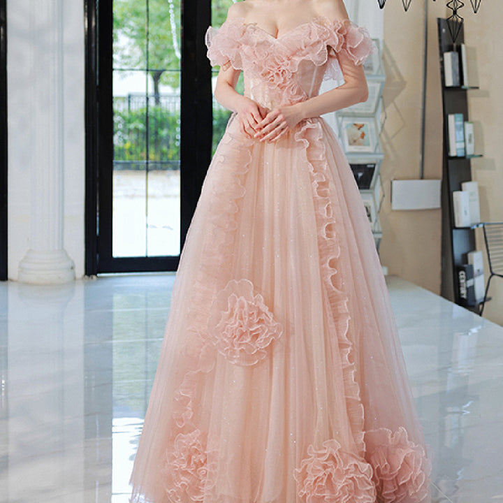 Show Host Wedding Dress Evening Dress - JOcaste