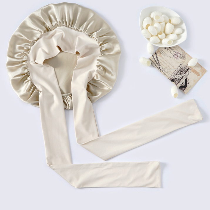 Double-Layer Satin Sleep Bonnet for Hair Protection – Comfortable and Soft Nighttime Hair Care