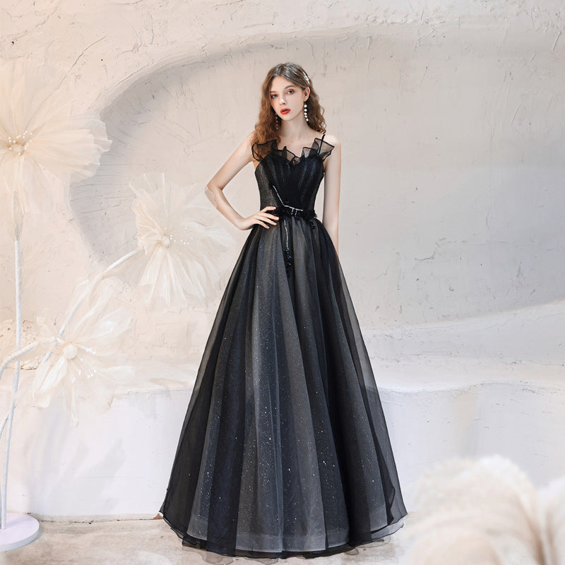 Small People Show Thin Student Art Test Temperament Socialite Banquet Dress - JOcaste