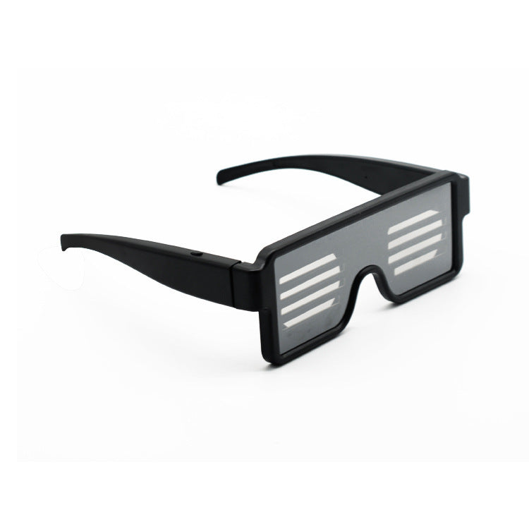 Led luminous glasses new holiday multi-function display glasses