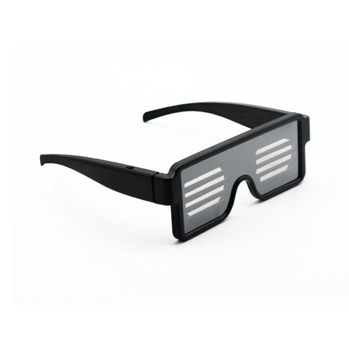 Led luminous glasses new holiday multi-function display glasses