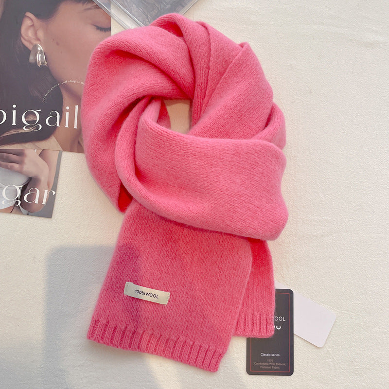 Tie-Dye Wool Scarf – Warm & Stylish for Winter