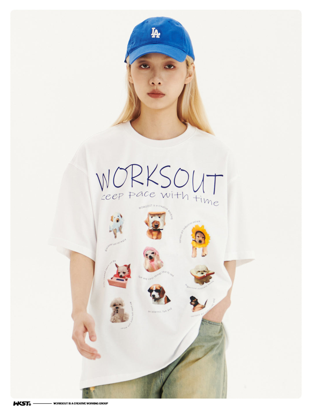 Pet Puppy Printed Short Sleeve Retro T-shirt