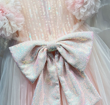 Girl Princess Foreign Style Dress Skirt Rainbow