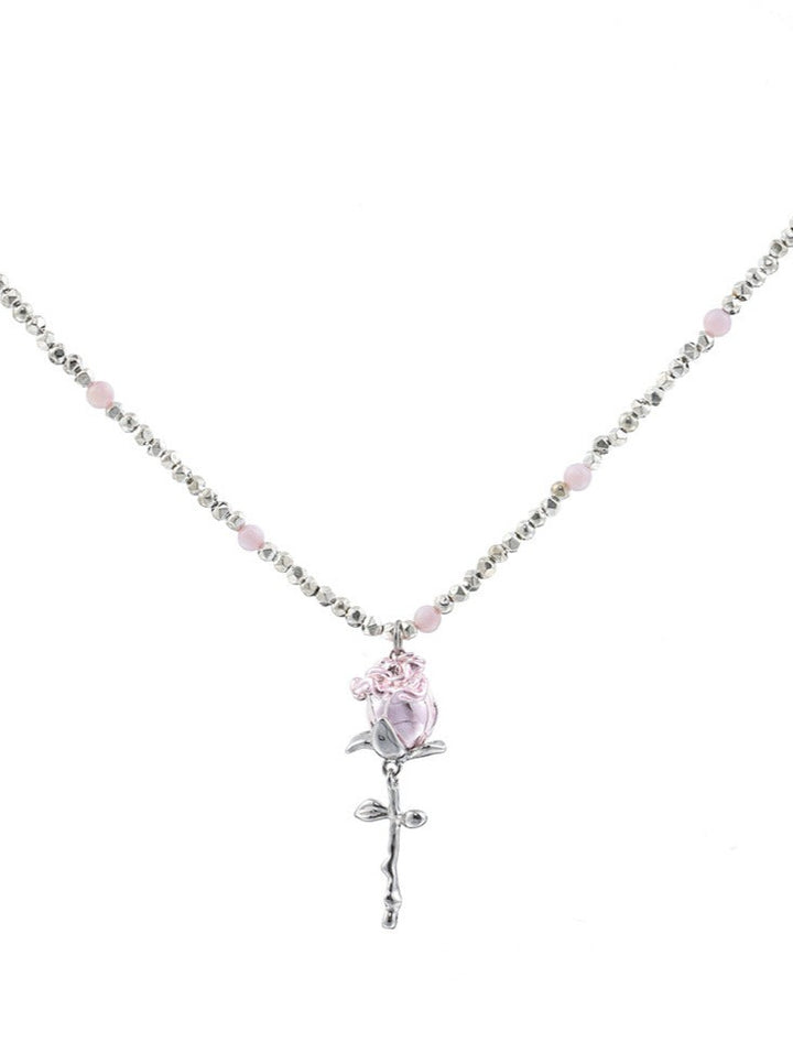 Spring & Summer Beaded Color Necklace – Women’s Collarbone Chain | Gold/Silver Plated -SH-FJ-013