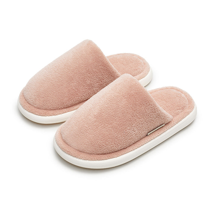 Candy Color Suede Slippers for Couples - Comfortable & Stylish EVA Sole