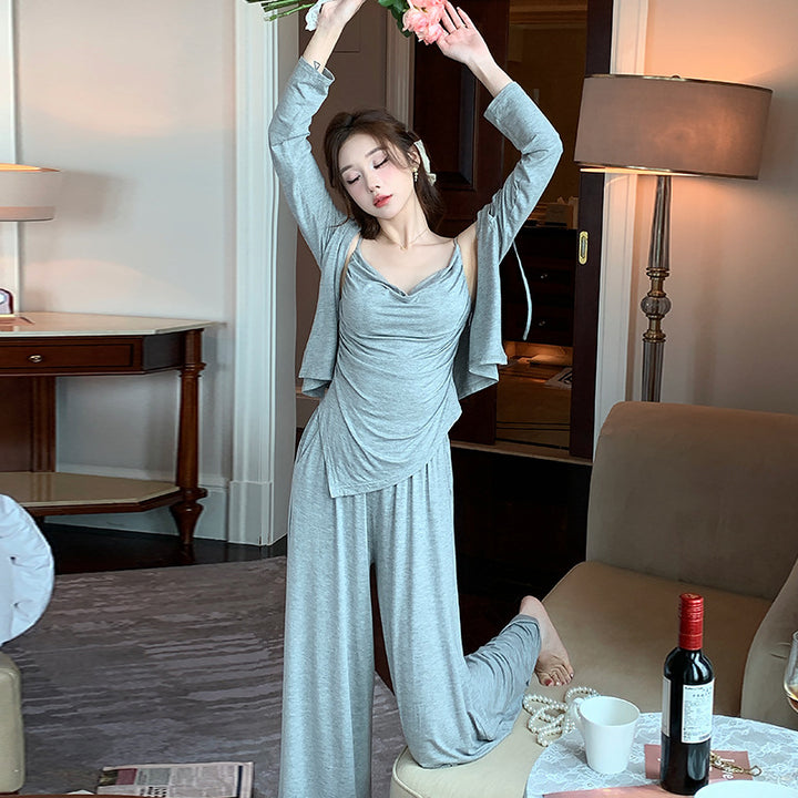 Pajamas Women's Sling Vest With Chest Pad