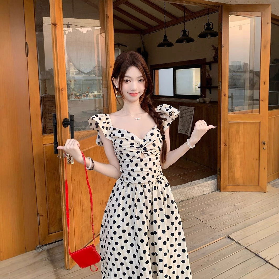 Women’s Summer High Waist Ruffle Overknee Dress – Fresh & Sweet Style-SH-KR-003