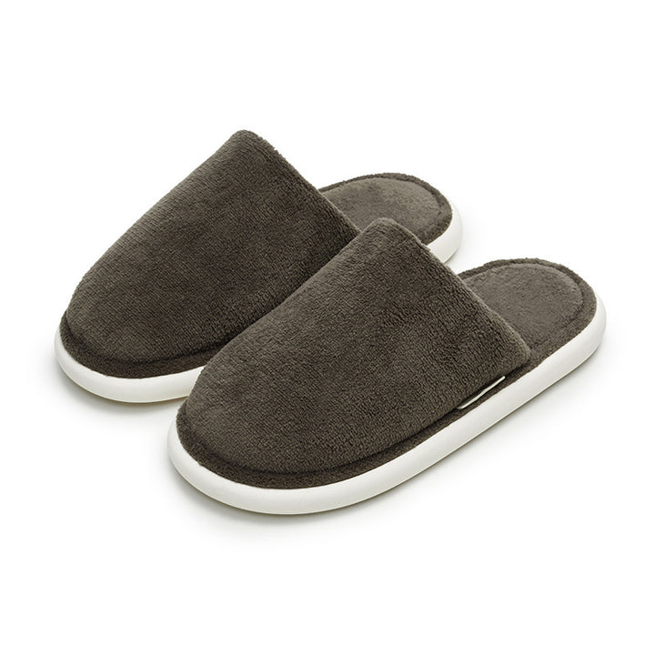 Candy Color Suede Slippers for Couples - Comfortable & Stylish EVA Sole
