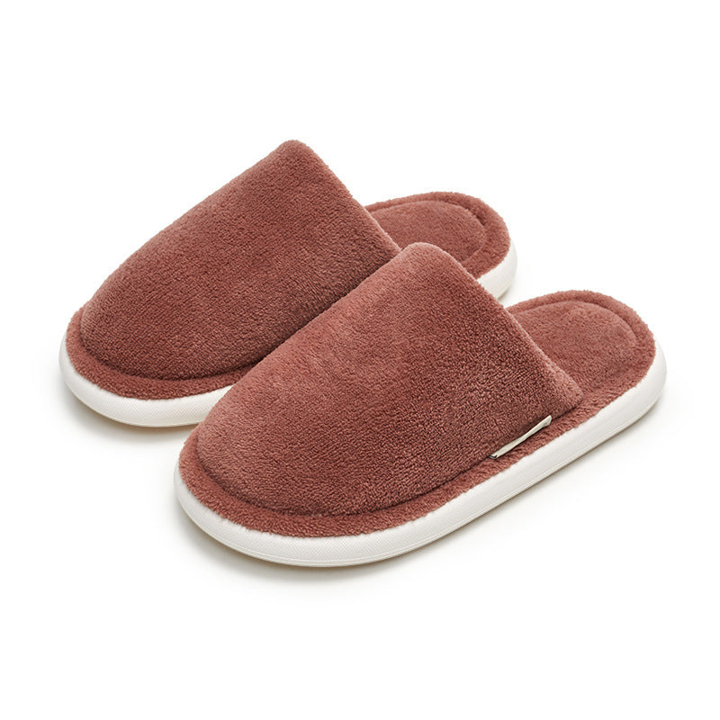 Candy Color Suede Slippers for Couples - Comfortable & Stylish EVA Sole