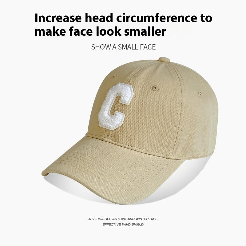 65cm Big Head Circumference Baseball Cap Female Face Little Wild