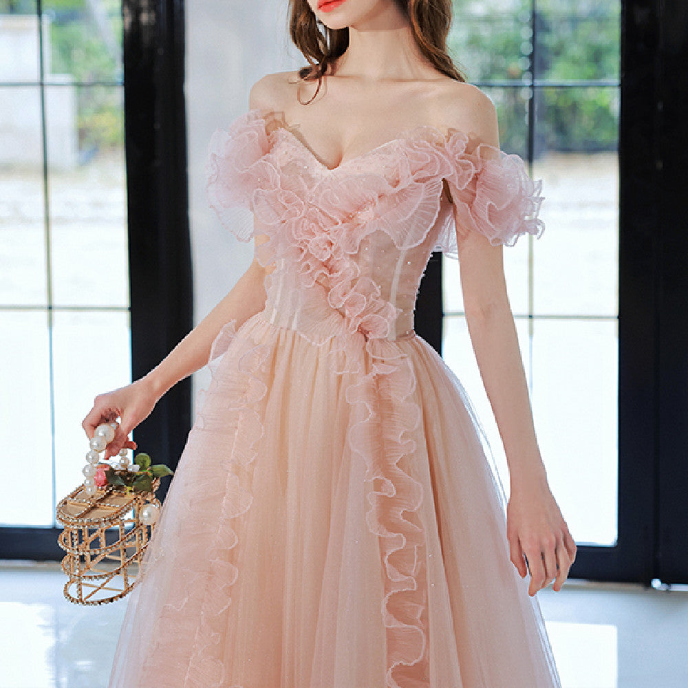 Show Host Wedding Dress Evening Dress - JOcaste