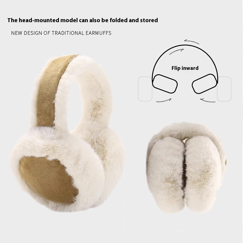 Fashion Commuter Winter Set – Plush Ear Muffs, Scarf & Gloves for Warmth & Style