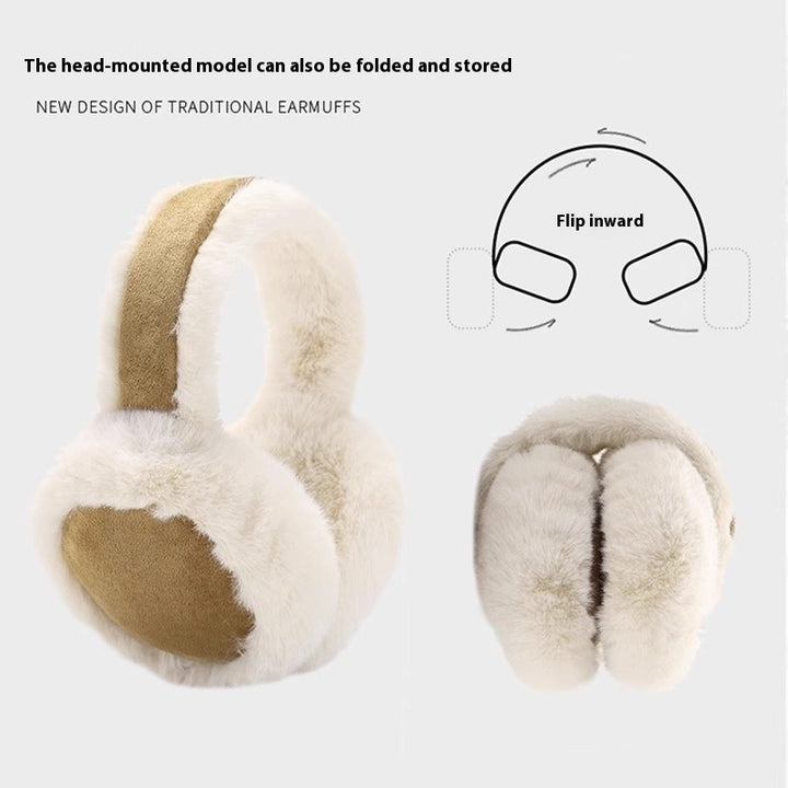 Fashion Commuter Winter Set – Plush Ear Muffs, Scarf & Gloves for Warmth & Style
