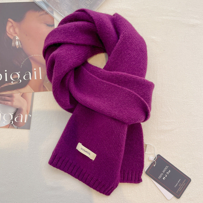 Tie-Dye Wool Scarf – Warm & Stylish for Winter
