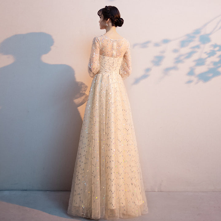 Fat Sister Cover Belly Long Dress - JOcaste