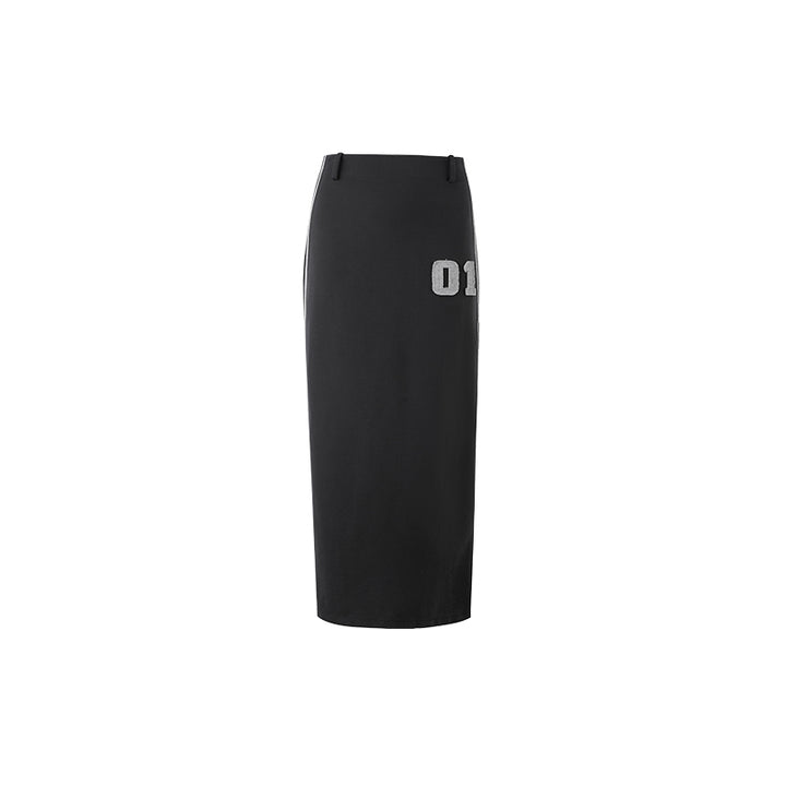 Retro Sports Casual Color Contrast Skirt - JOcaste