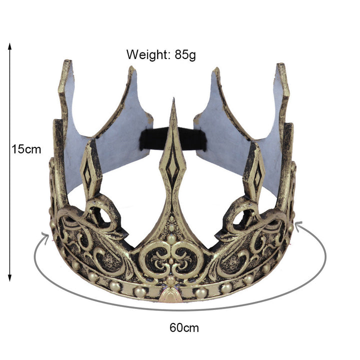 King's Crown Headdress Stage Performance Props