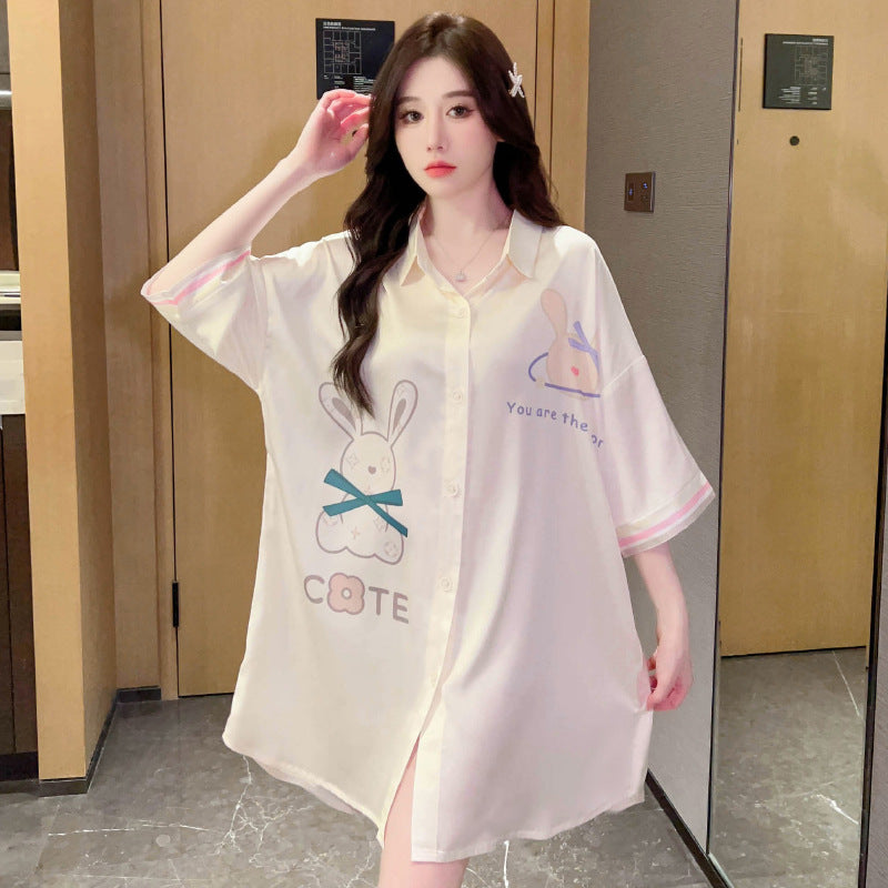 Summer Wild Leopard Print Women's Pajamas