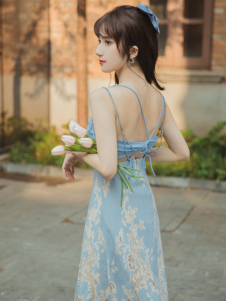 Retro French Romantic Pure Lust Dress