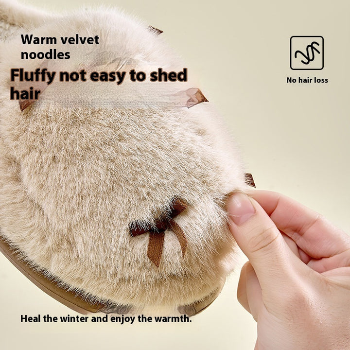 Plush-Lined Slippers for Women – Cozy & Cute Indoor Footwear