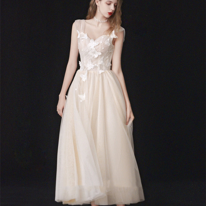 Bridesmaid Gauze Dress Toast Dinner Annual Meeting - JOcaste