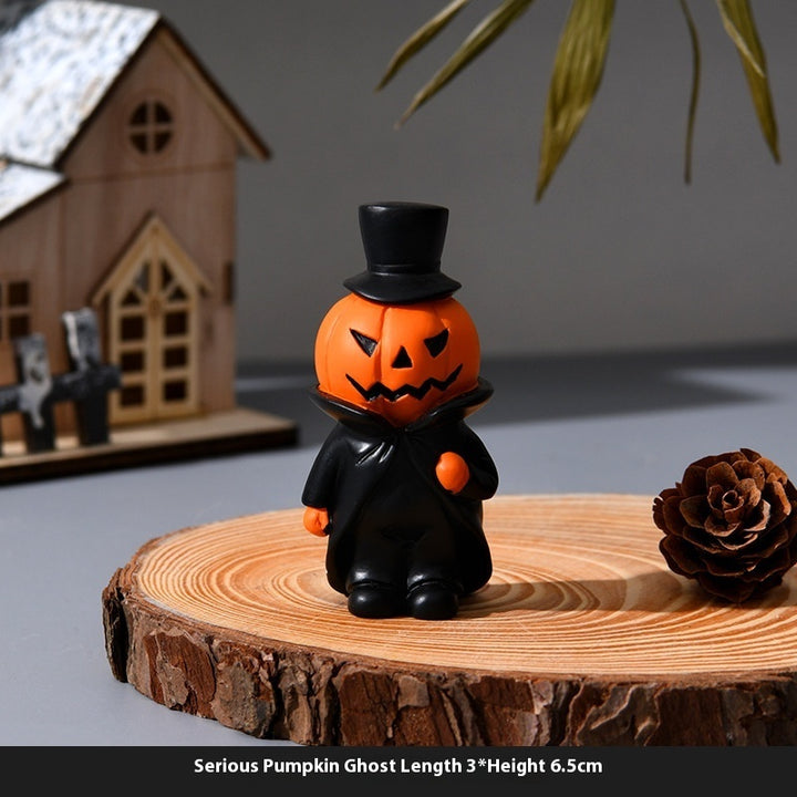 Home Desktop Ornament Ghost Doll Car Resin Decorations