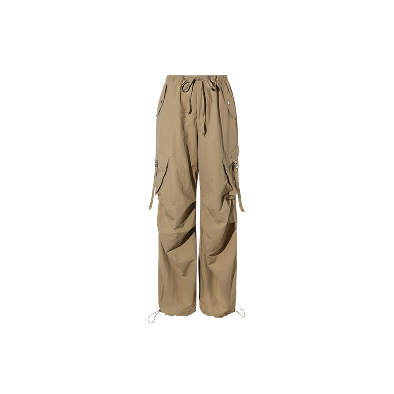 Straight Leg Wide Leg Slim Mid Waist Pleats - JOcaste