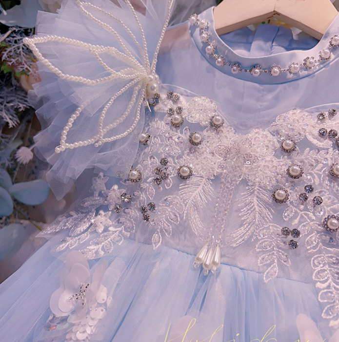 Girl Princess Foreign Style Dress Piano