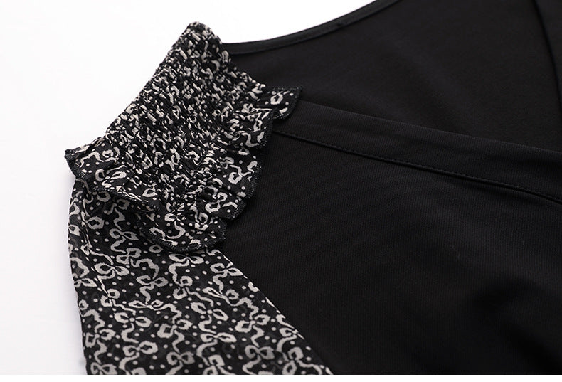 Spring Style Gentle V-Neck Dress