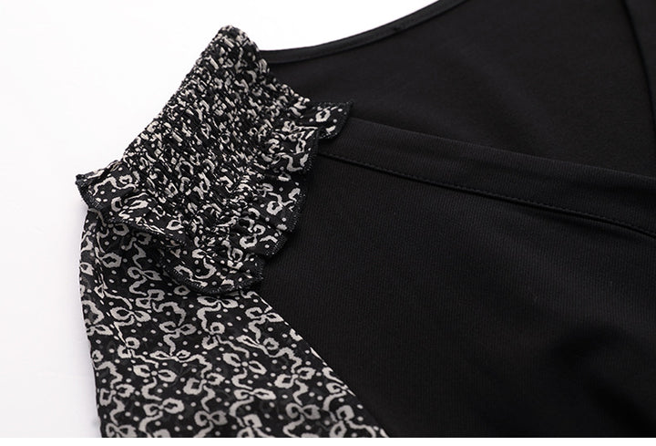 Spring Style Gentle V-Neck Dress
