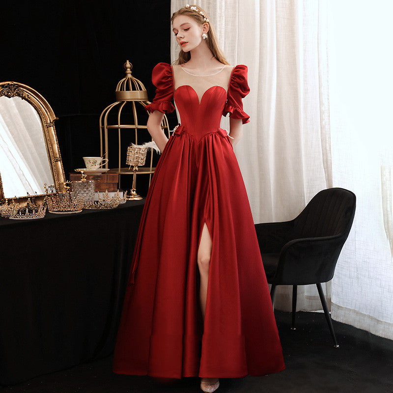 Princess Skirt Engagement Banquet Temperament Full Dress - JOcaste