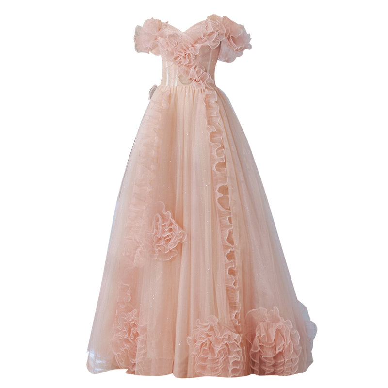 Show Host Wedding Dress Evening Dress - JOcaste