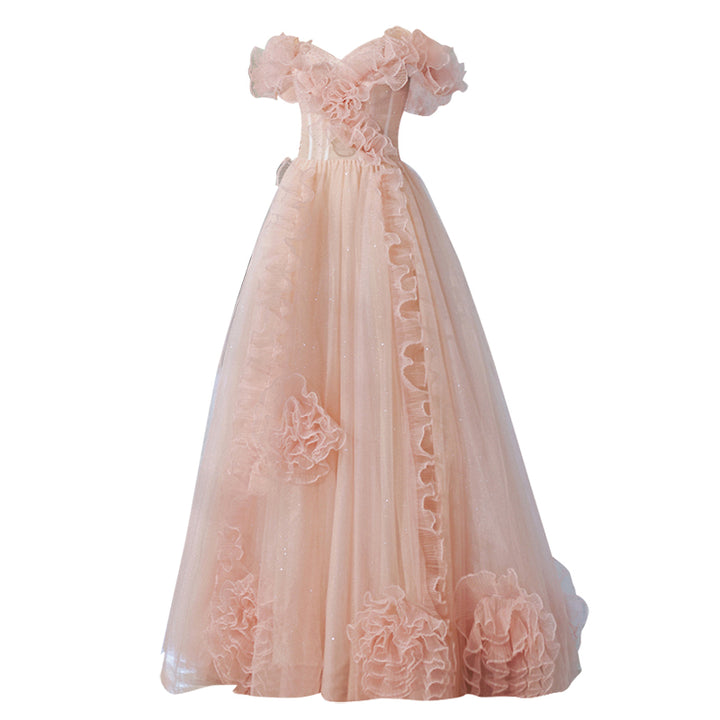 Show Host Wedding Dress Evening Dress - JOcaste