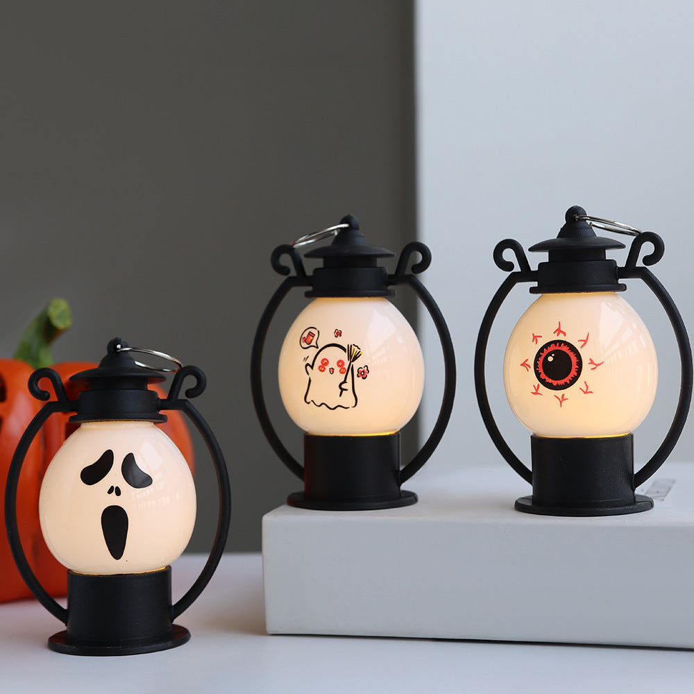 Halloween Portable Pumpkin Lamp Decorative Ornaments Barn Lantern