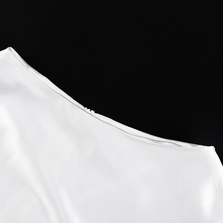 Solid Color Versatile High Waisted Puffy Skirt